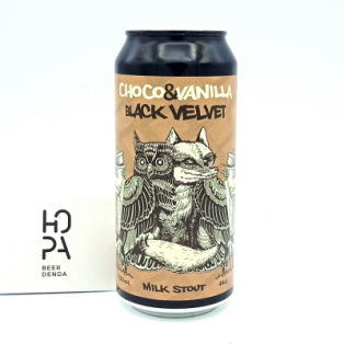 LA QUINCE & GUINEU Choco & Vanilla Black Velvet Lata 44cl LA QUINCE & GUINEU Choco & Vanilla Black Velvet Lata 44cl