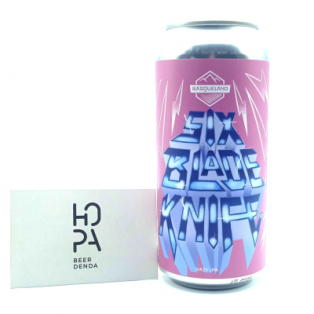 BASQUELAND BREWING Six Blade Knife Lata 44cl BASQUELAND BREWING Six Blade Knife Lata 44cl