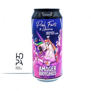 AMAGER PINK Farts & Unicorns Lata 44cl 