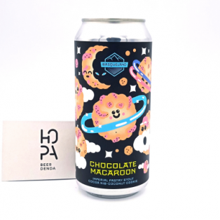 BASQUELAND Chocolate Macaroon Lata 44cl 