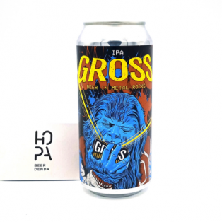 GROSS Beer In Metal Rocks Lata 44cl - Hopa Beer Denda