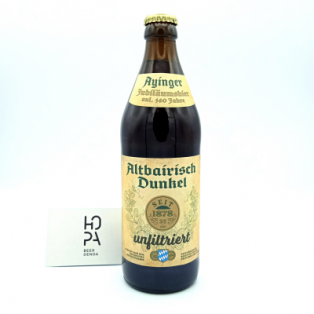 AYINGER Altbairisch Dunkel Unfiltered Botella 50cl